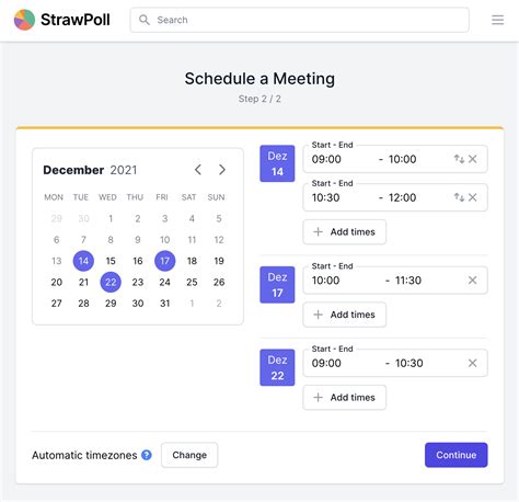 Availability meeting scheduler